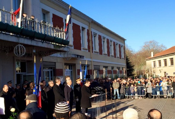 Cérémonie d’hommage à Ahmed Merabet, Livry-Gargan